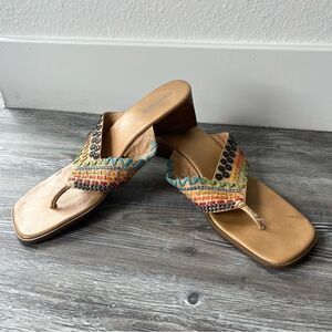 Chicos vintage boho leather sandals